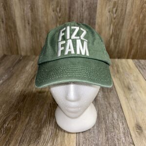 Arbonne Cosmetics Fizz Fam Green Adjustable Strapback Baseball Cap Hat